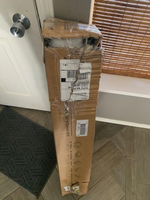 Decorative PVC Line Cover Kit for Mini-Split AC - Customer Photo From Drew W 