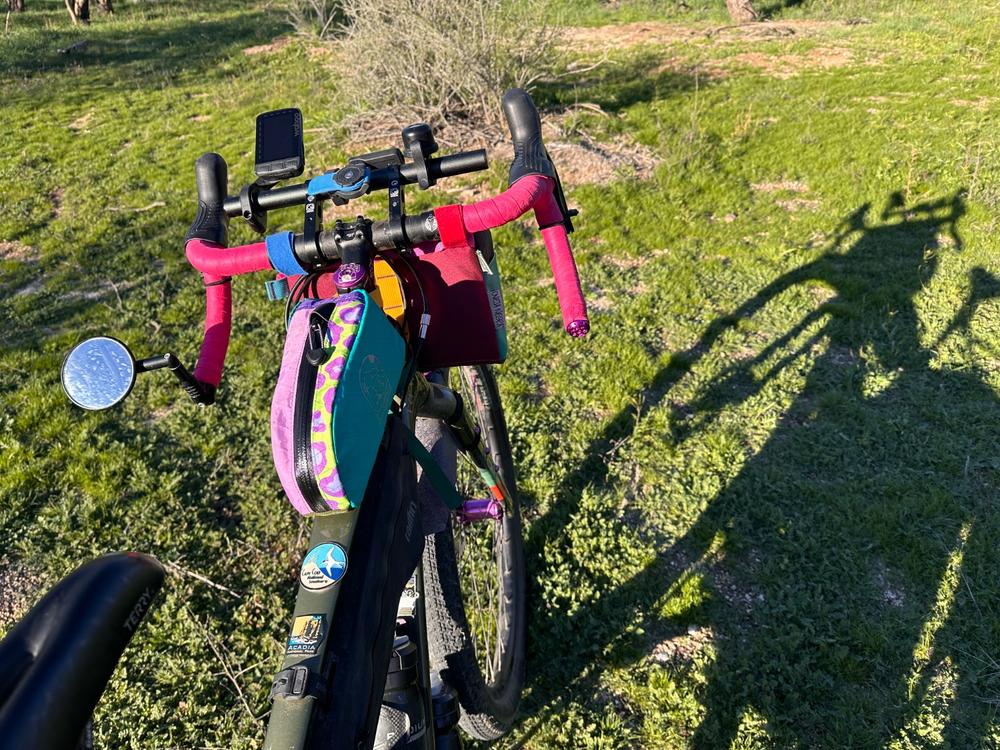 Salsa Gel Cork Handlebar Tape - Magenta - Customer Photo From Joyce Casey