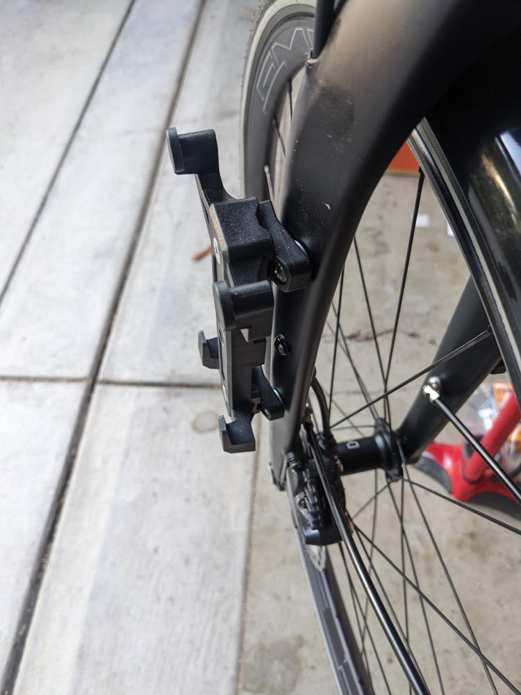 Ortlieb Fork-Pack Adapter 45° To 30° - Customer Photo From Bob Edmonds