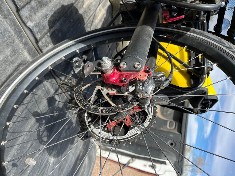 Old Man Mountain Rear Fit Kits, 12mm Thru Axle - SET826 | 175 or 184mm | M12 x 1.0 - Customer Photo From BRADLEY BREWER