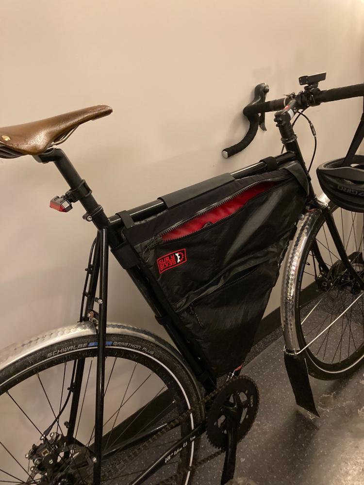 Surly Straggle-Check Frame Bag - 64 - Customer Photo From Blair Pershyn