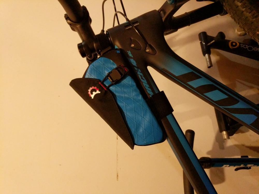Revelate Designs Mag-Tank Frame Pack - Blue - Customer Photo From Judith A. Schuster