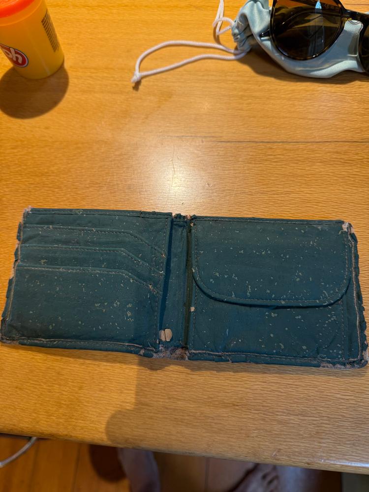 Vegan Coin Cork Wallet In 4 Colours by Artelusa - Customer Photo From Jason M