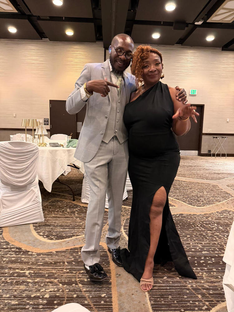 Lilux One Shoulder Modern Maxi Dress (Black) - Customer Photo From Angela Mwanakaoma