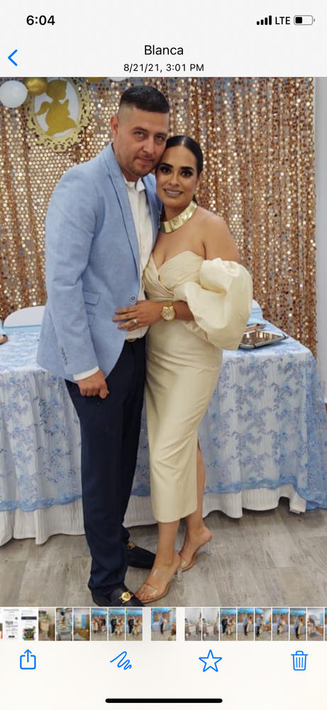 Lily Necklace (Gold) - Customer Photo From Deyanira Rodriguez