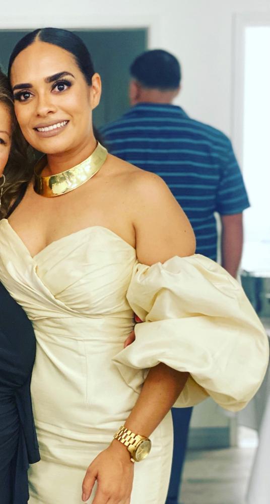 Lily Necklace (Gold) - Customer Photo From Deyanira Rodriguez