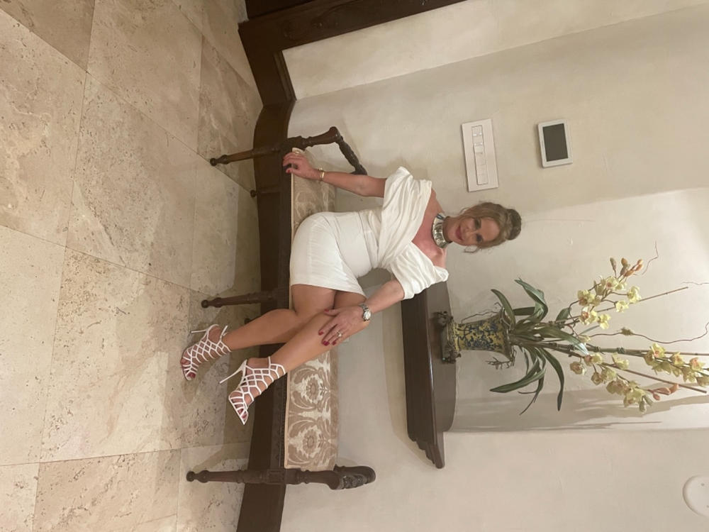 Lily Necklace (Silver) - Customer Photo From ReinaReina Diaz