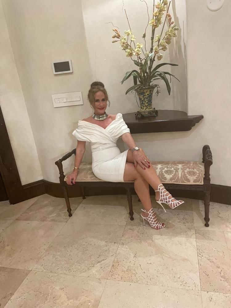 Lily Necklace (Silver) - Customer Photo From ReinaReina Diaz