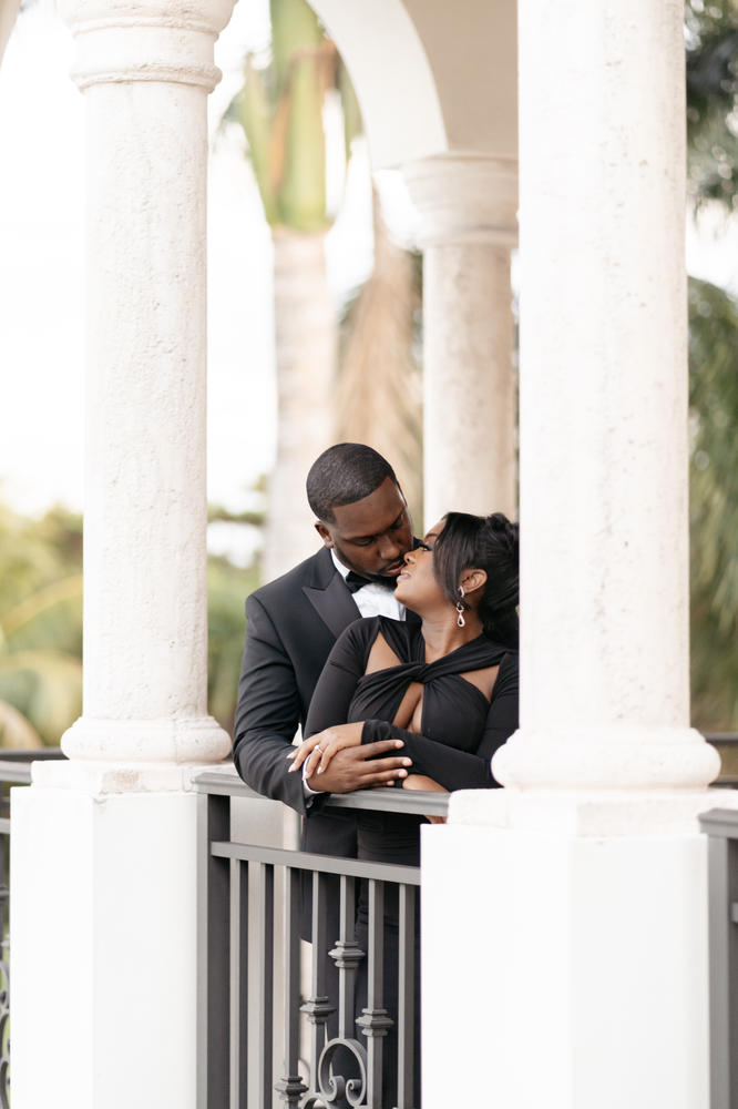 Baran Criss Cross Neckline Maxi Dress (Black) - Customer Photo From Delicia marshall