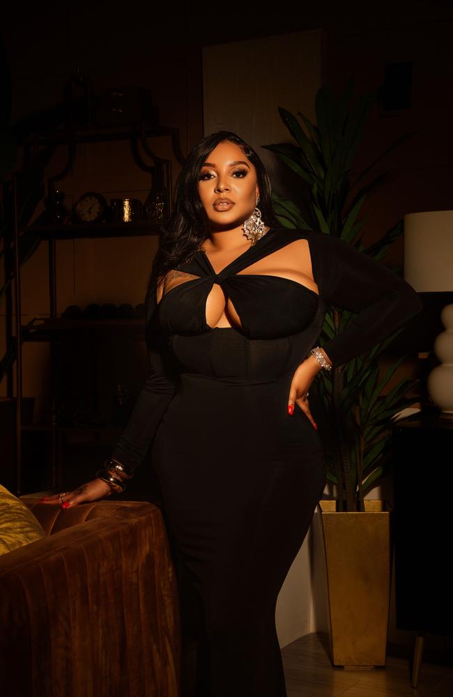 Baran Criss Cross Neckline Maxi Dress (Black) - Customer Photo From Whitley