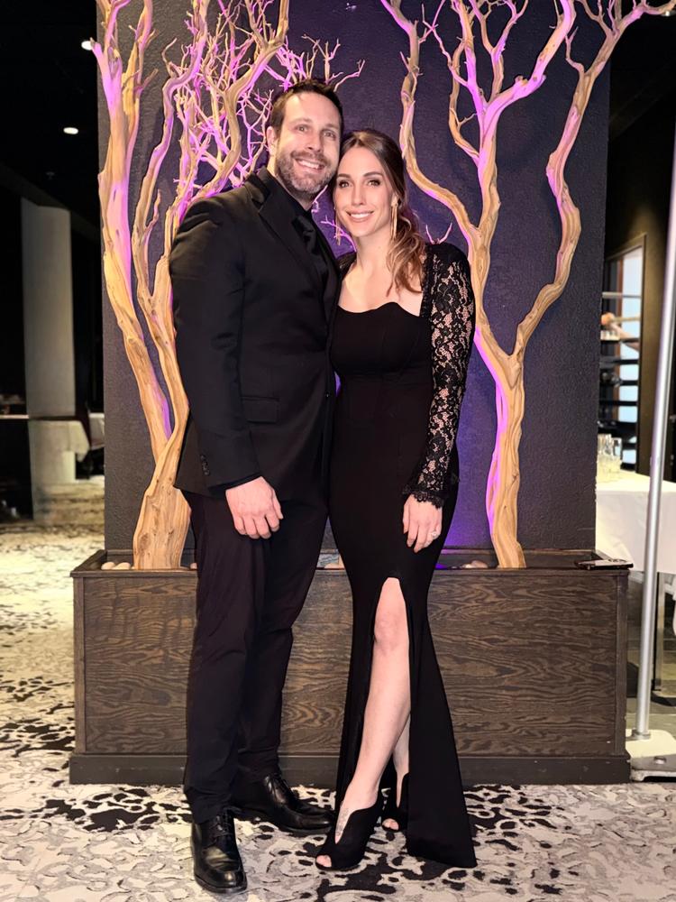 Veva Guipure Lace Corset Maxi Dress (Black) - Customer Photo From Brittnee K