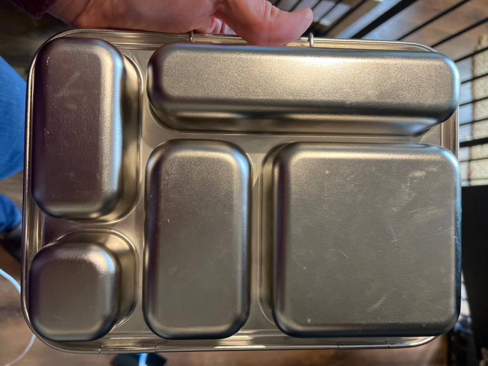 Bento Lunch Box with 5 Compartments - Leak Proof - Customer Photo From Kyhala Dunn