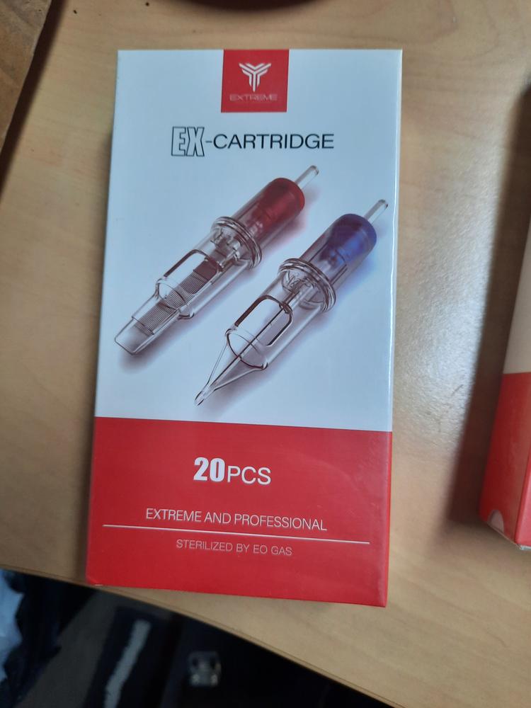 Extreme Tattoo Needles Cartridges 0.35MM Round Liner (20pcs per box) - Customer Photo From fabien 