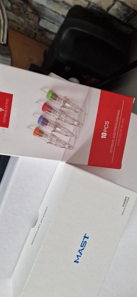 Extreme Tattoo Needles Cartridges 0.35MM Round Liner (20pcs per box) - Customer Photo From Claudia 