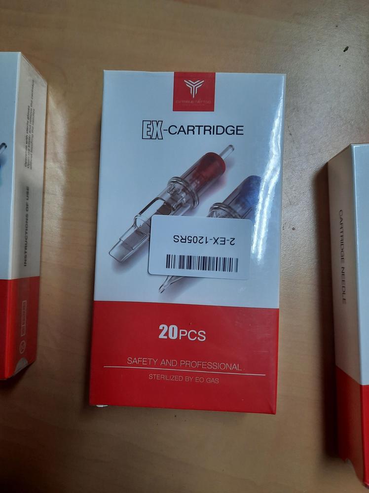 Extreme Tattoo Needles Cartridges 0.35MM Round Shader (20pcs per box) - Customer Photo From Fabien H