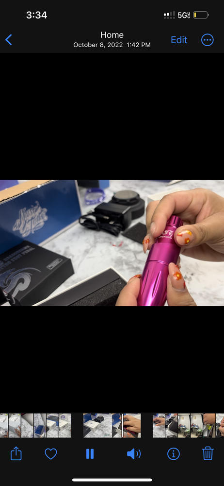 Mast Tour Tattoo Machine Kit Rotary Tour Pen Halo Power Supply Pro Cartridges - Customer Photo From Yliana