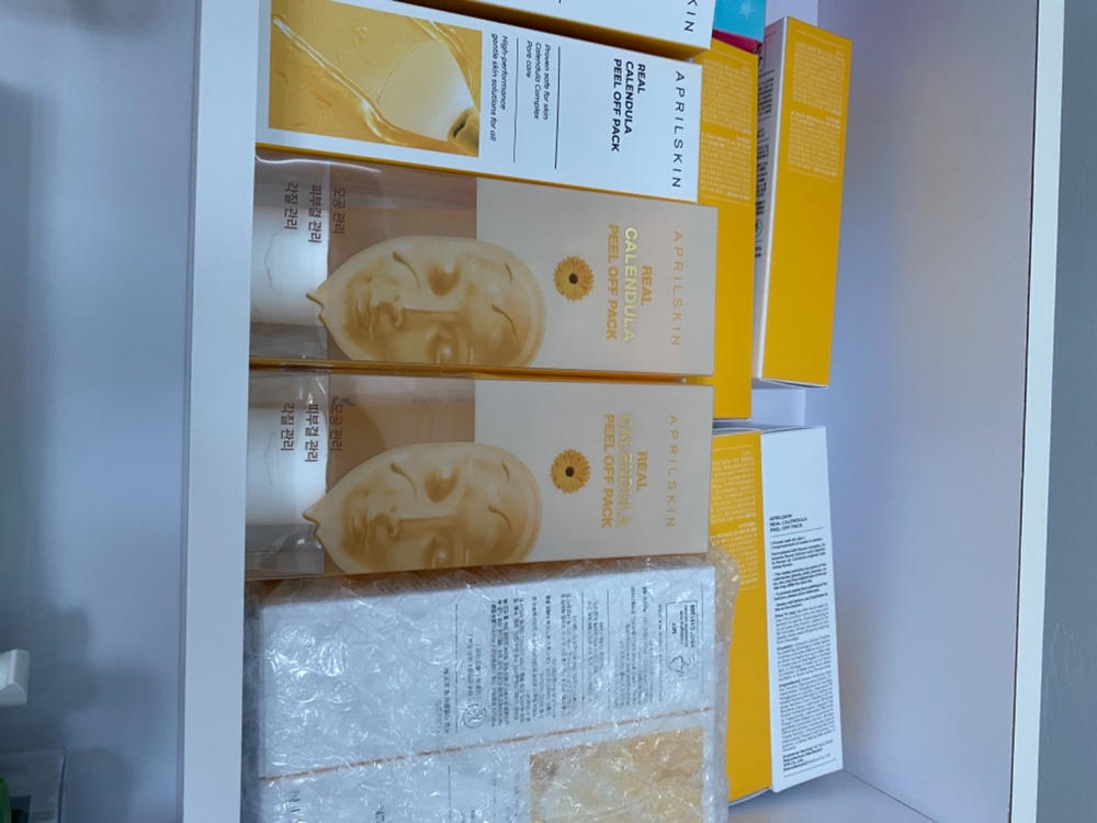 Real Calendula Peel Off Pack - Customer Photo From Annie Koh