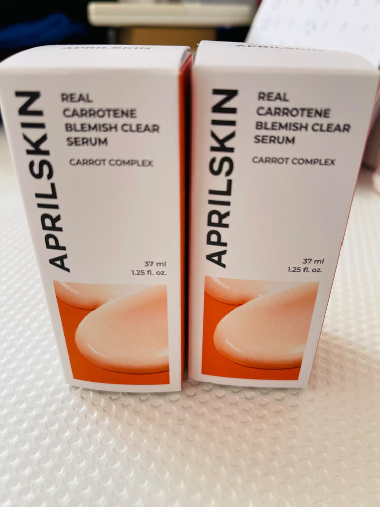 Real Carrotene Blemish Clear Serum Twin Set - Customer Photo From Teo Lee Eng