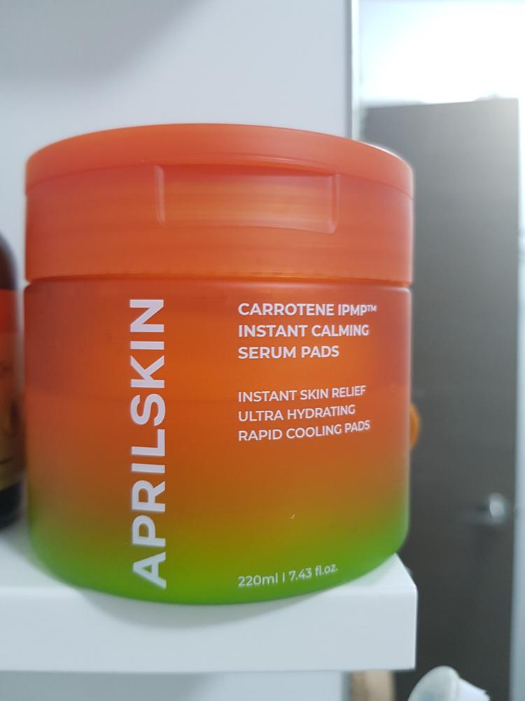 Carrotene IPMP™ Instant Calming Serum Pads - Customer Photo From Xiu Hua Lee