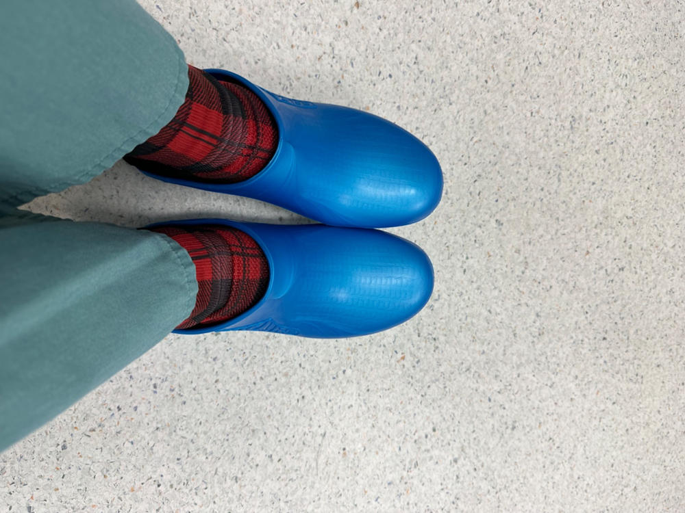 Calzuro Classic clogs without Upper Holes - Metal Turquoise - Customer Photo From Anonymous