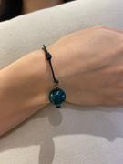 Bits N Piece Co. Luminous Starry Night Glass Bead Bracelet - Pine Green Review