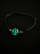 Bits N Piece Co. Luminous Starry Night Glass Bead Bracelet - Pine Green Review