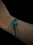 Bits N Piece Co. Luminous Starry Night Glass Bead Bracelet - Pine Green Review