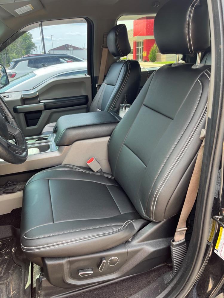 Ford F-150 - X-FACTOR Synthetic Leather Seat Covers - Customer Photo From Kevin Hysell