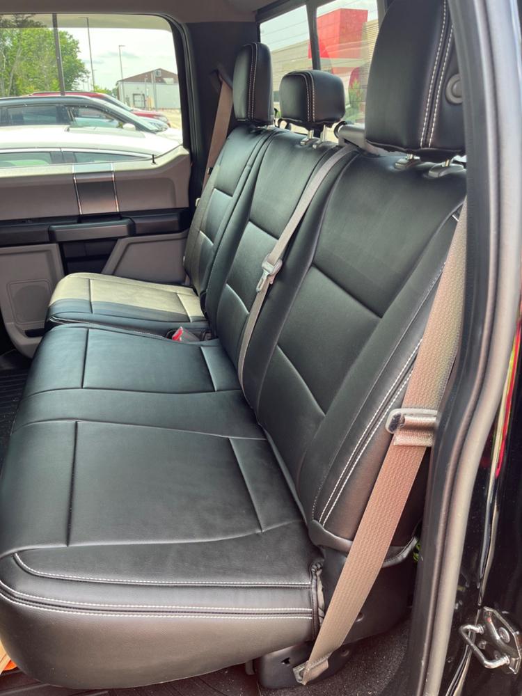 Ford F-150 - X-FACTOR Synthetic Leather Seat Covers - Customer Photo From Kevin Hysell