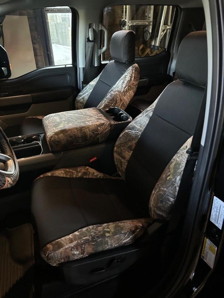 Ford F-150 - TRUETIMBER® 1000D Canvas Seat Covers - Customer Photo From Travis Harvey