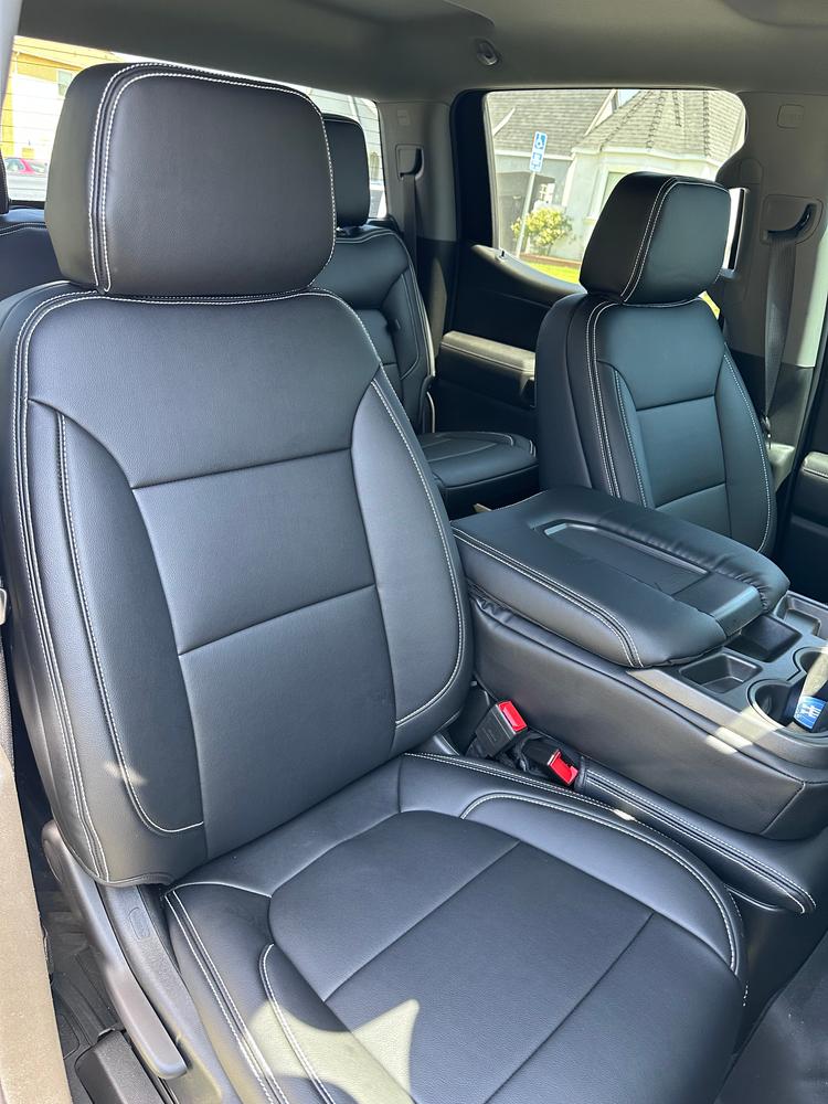 Chevy & GMC 1500 - X-Factor Synthetic Leather Seat Covers - Customer Photo From Conrad