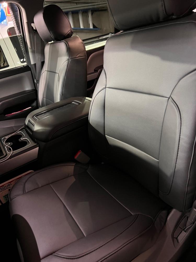 Chevy & GMC 1500 - X-Factor Synthetic Leather Seat Covers - Customer Photo From Bradley Wilkins
