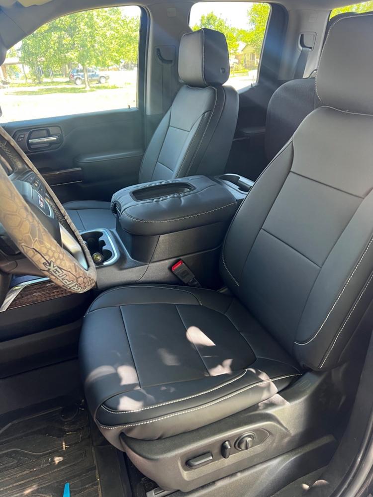 Chevy & GMC 1500 - X-Factor Synthetic Leather Seat Covers - Customer Photo From Brady Brinkman