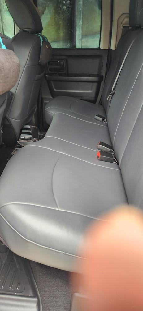 Ram 1500 - X-Factor Synthetic Leather Seat Covers - Customer Photo From Mark Miller