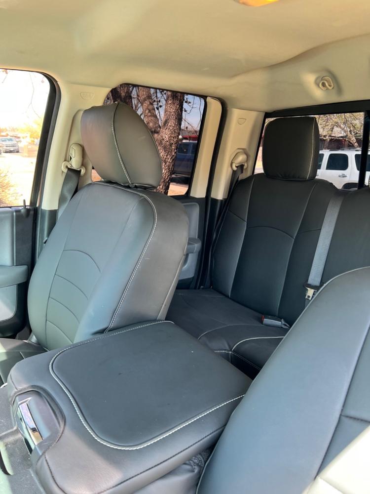 Ram 1500 - X-Factor Synthetic Leather Seat Covers - Customer Photo From Greg Salinas