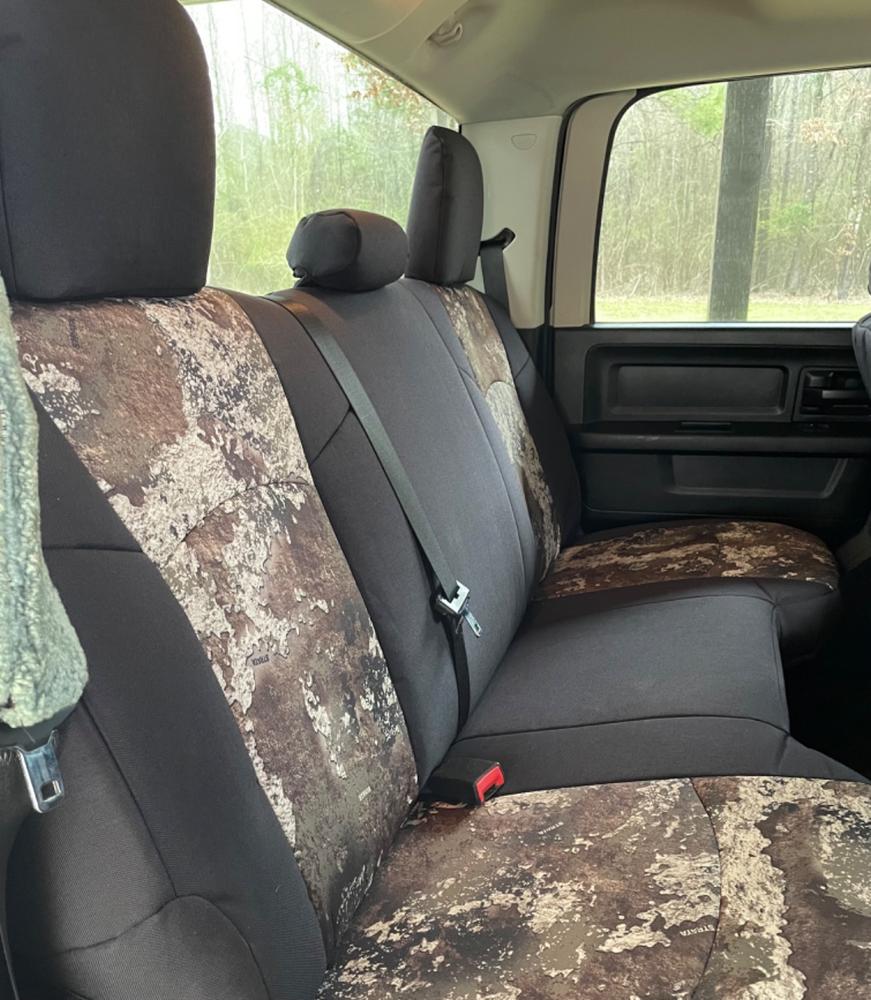 RAM 1500 - TRUETIMBER® 1000D Canvas Seat Covers - Customer Photo From Jeremy Nelson
