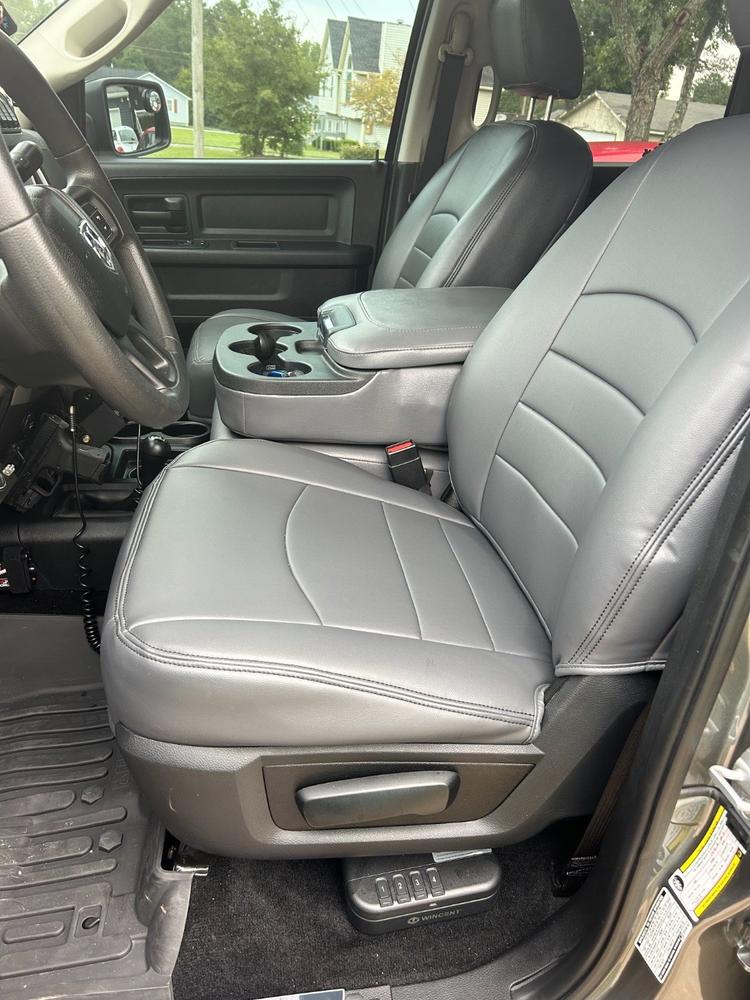 (RAM 2500 / 3500+)  X-Factor Synthetic Leather Seat Covers - Customer Photo From Jack Grubbs