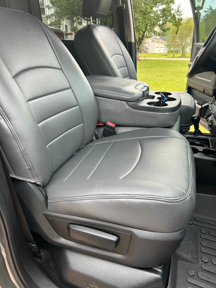 (RAM 2500 / 3500+)  X-Factor Synthetic Leather Seat Covers - Customer Photo From Jack Grubbs