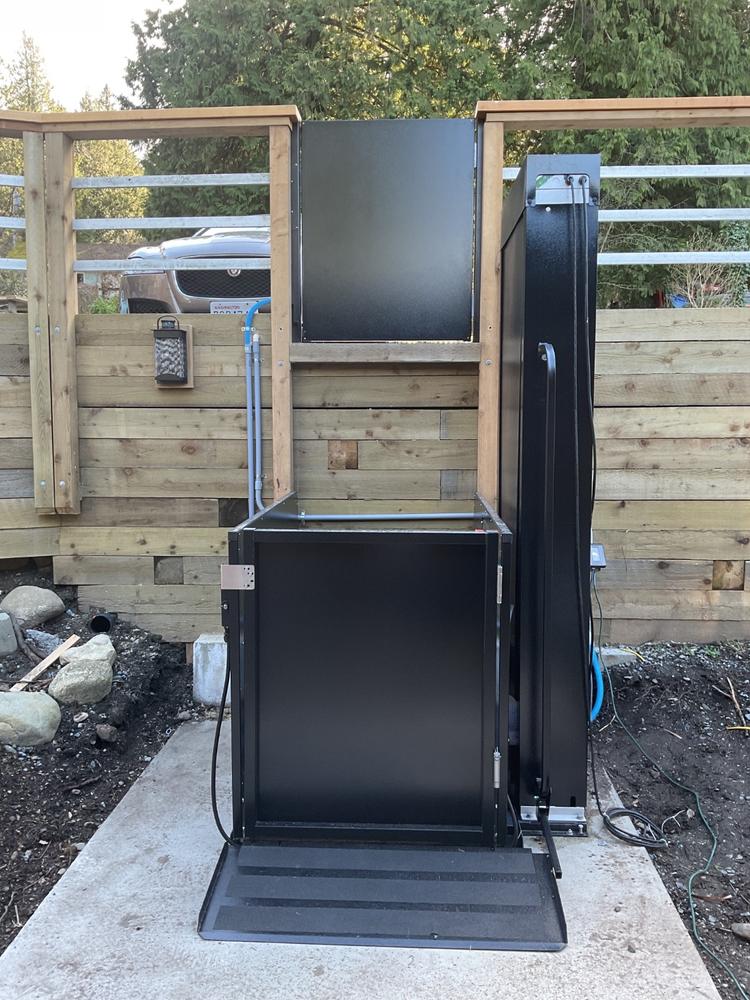 Trus-T-Lift Residential Wheelchair Lift (Custom) - Customer Photo From Donna Prudhomme