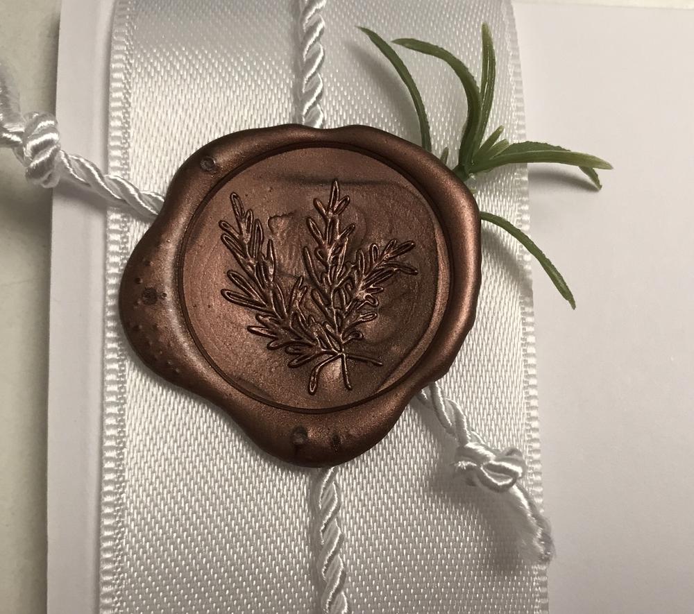 Rosemary Wax Stamp - Customer Photo From Jacqueline E.