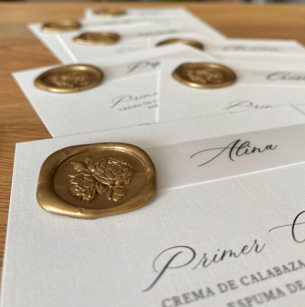 Vintage Peonies 3D Wax Seals - 25 Pack - Customer Photo From Lianne Feliciano