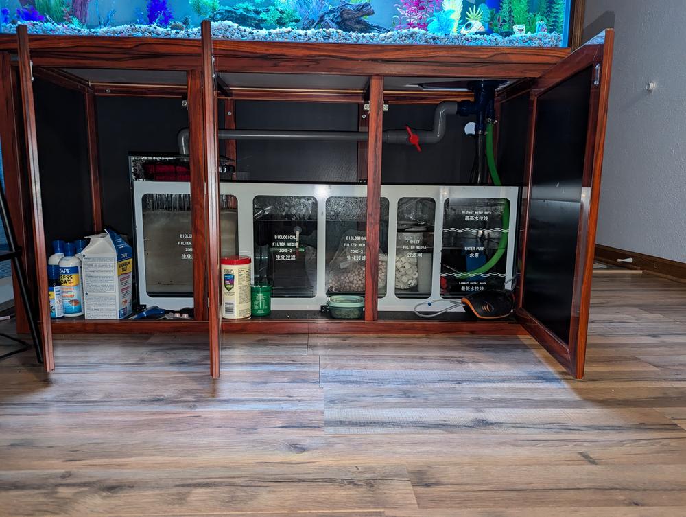 Aqua Dream 175 Gallon Tempered Glass Aquarium Black - Customer Photo From Allen Rawlins