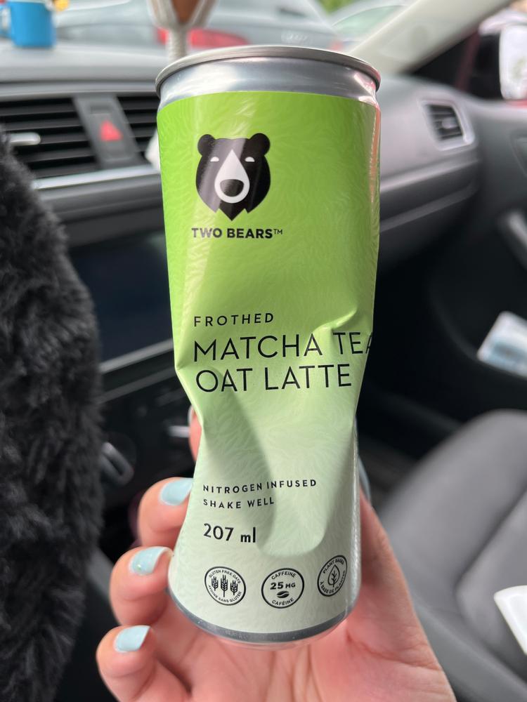 Frothed Matcha Tea Oat Latte - Customer Photo From Em