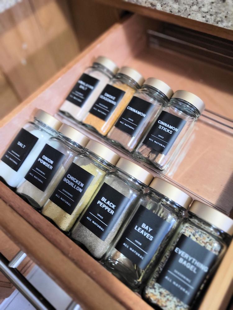 Spice Jar Sets - Customer Photo From Ebony Hicks
