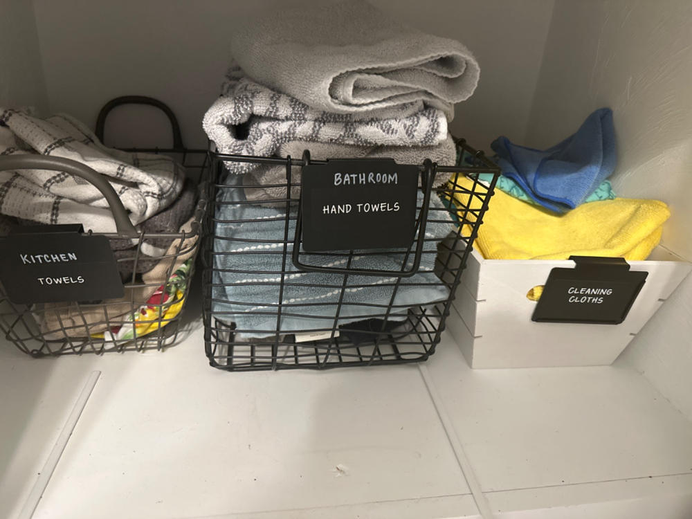 Closets & Mudroom Label Set - Customer Photo From Steph Bailey