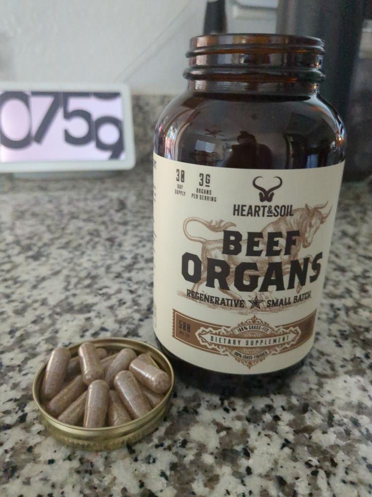 Beef Organ Supplements - Heart & Soil Supplements