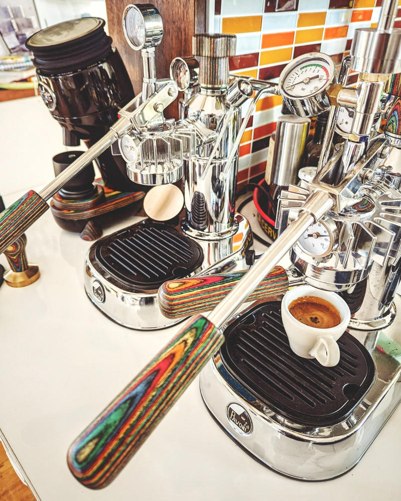 Coffee Sensor AirBuster® release valve and chamber for La Pavoni Lever group heads - Customer Photo From Thomas Wuhrer