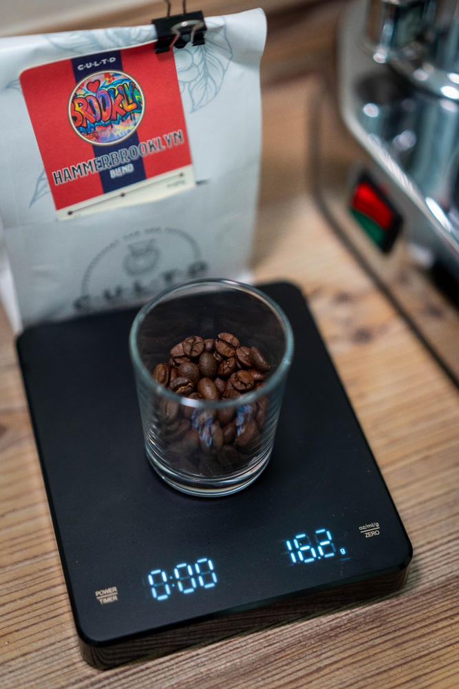 Coffee Sensor Slim digital scale with timer function - Customer Photo From Anonymous