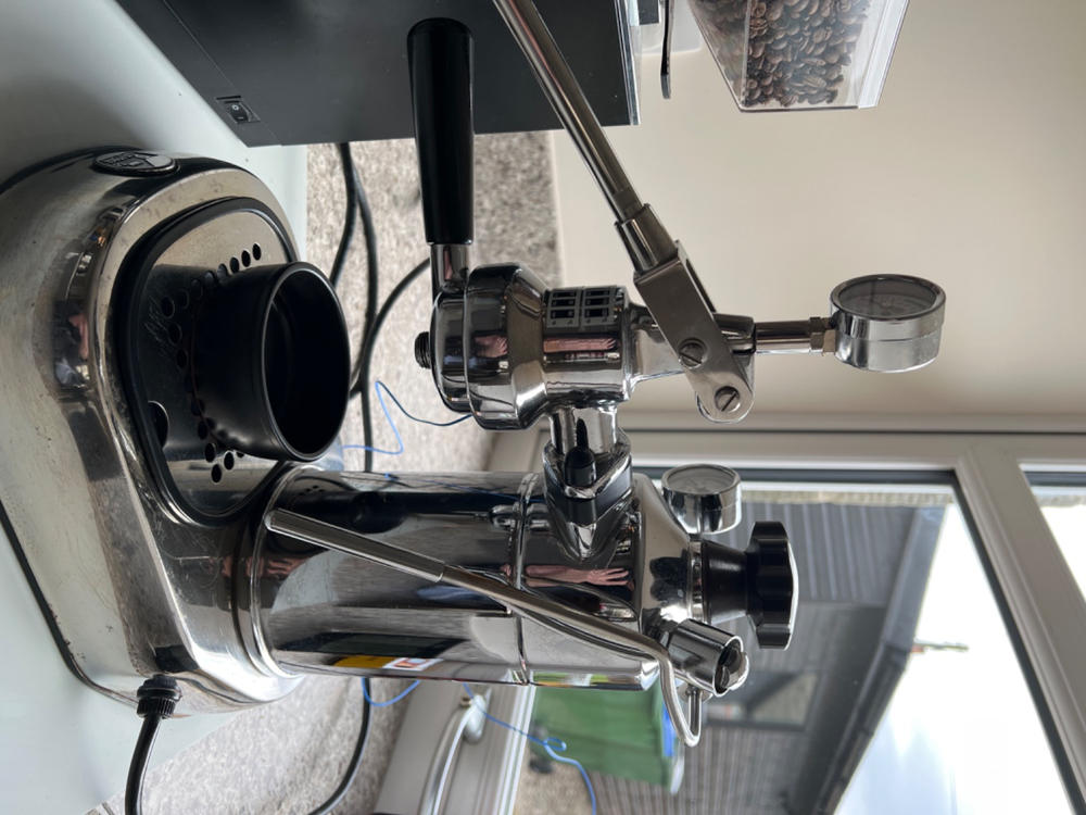 Bong Isolator and water-heated grouphead mod for La Pavoni - Customer Photo From George Greig