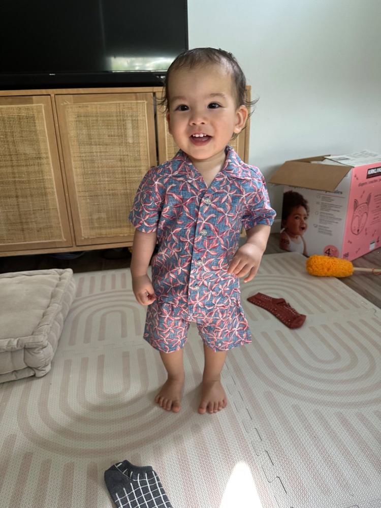 PUA SHOWERS TODDLER CABANA SET / Spooner Kloth - Customer Photo From Jessica Nakasone
